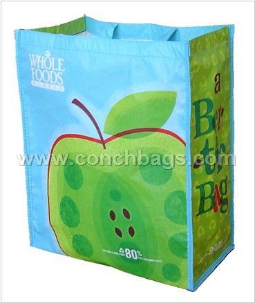 Recycle tote PET carrier bag