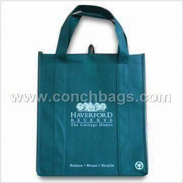 Eco-friendly Nonwoven Shopping Bag with Silkscreen Printing